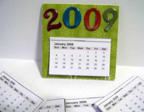 2009 Mini Coaster Calendar